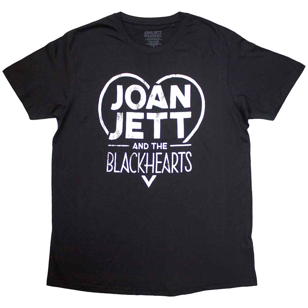 Joan Jett & The Blackhearts - Band Logo Mens Tshirt - Black